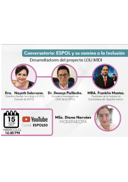 Conversatorio ESPOL en su camino a la inclusión