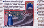  Dante and Virgil watch the minotaur from below