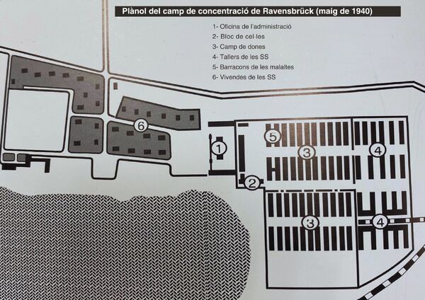 Plànol de Ravensbrück (maig 1940)