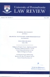 University of Pennsylvania Law Review