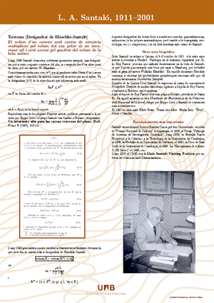 poster lluis santalo