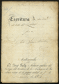 Escritura del arriendo del Teatro del Liceo a favor de José San Martín, autorizada por D. José Falp, notario (...), 7 de noviembre de 1864