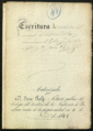 Escritura de rescisión del corriente del Teatro del Liceo y cancelación de la fianza presentada al efecto por Jaime Vilá y Gil autorizada por José Falp, notario, en 5 de abril de 1864