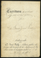 Escritura de arriendo del Gran Teatro del Liceo, otorgada a favor de D. José Francisco García Verdún, autorizada por D. José Falp, notario (...) en 5 de abril de 1866