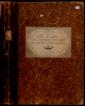 Libro de actas de la Comisión de reedificación del Gran Teatro del Liceo. 1861