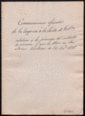 Comunicaciones oficiales de la empresa a la Junta de Gobierno relativas a la prorroga del contrato de arriendo y que se citan en la última escritura de 26 de noviembre de 1875