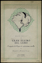 Gran Teatro del Liceo : Compañía de Ópera de primissimo cartello : temporada de primavera de 1921