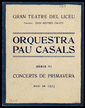 Orquestra Pau Casals : sèrie VI : Concerts de Primavera