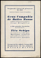 Programa general de la temporada de primavera 1927