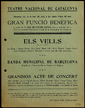 Els Vells : gran funció benèfica a profit de la Llar de l'Actor Català : 19 de juny de 1938