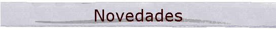 Novedades