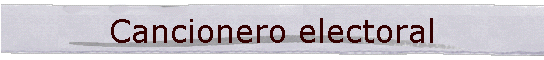 Cancionero electoral