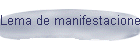 Lema de manifestaciones